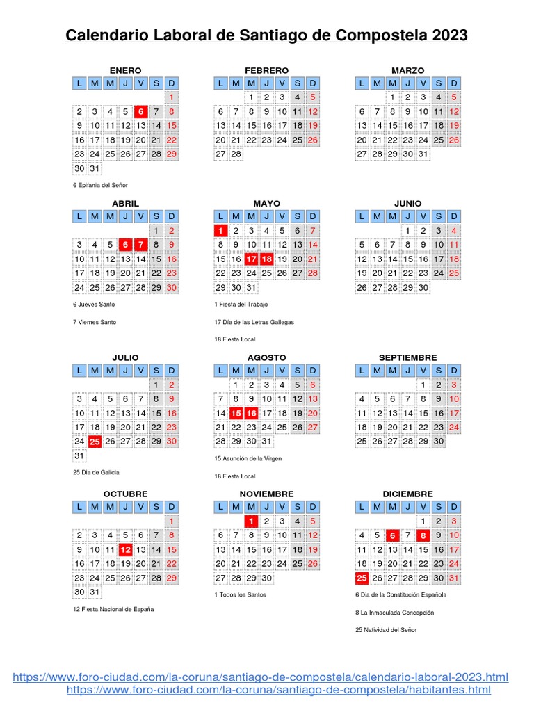 Calendario Laboral 2023 15078 | PDF | Observancias | Fiestas cristianas ...