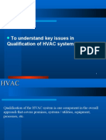 Qualification of HVAC