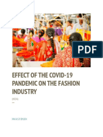 Impact of Covid19 On The Fashion Industry
