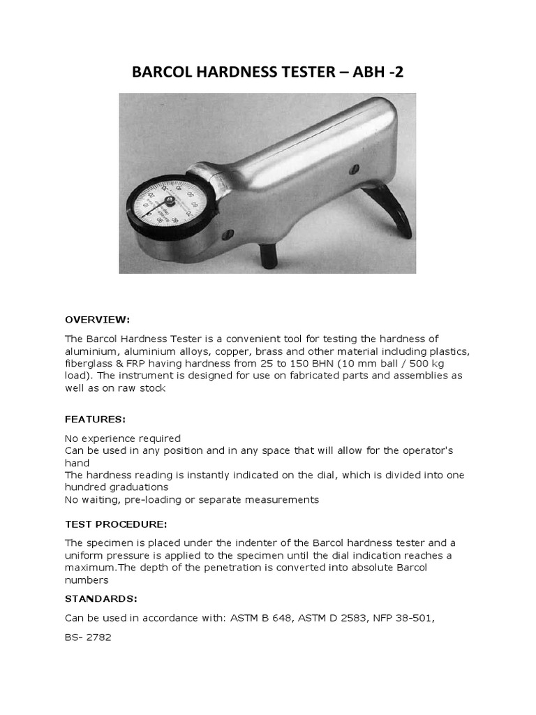 Hardness Test PDF