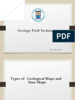 Types of Geological Maps and Base Maps