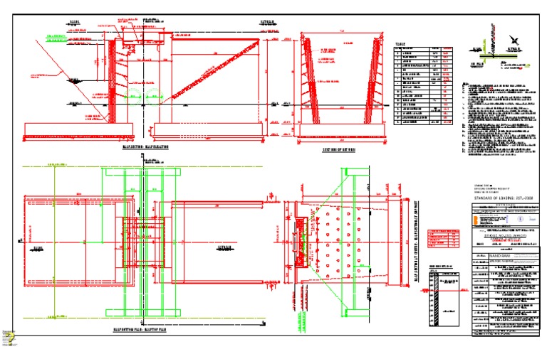 Railway Bridge General Arrangement Drawing | PDF | Economic Sectors ...