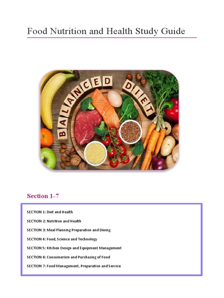 Food Nutrition and Health Overview | PDF | Foods | Nutrients