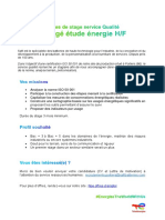 SAFT-Offre de stage Chargé étude energie 