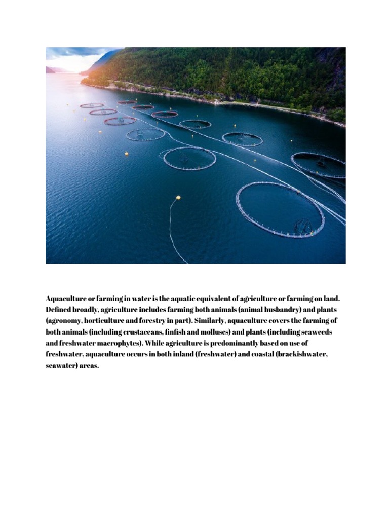 Aquaculture Pdf