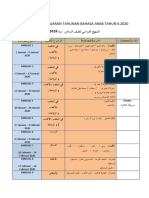 RPT 2020 Bahasa Arab Tahun 6