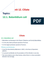 Unit 12. Ciliate