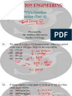 SP Irrihgation Engineering Question Practice - 4