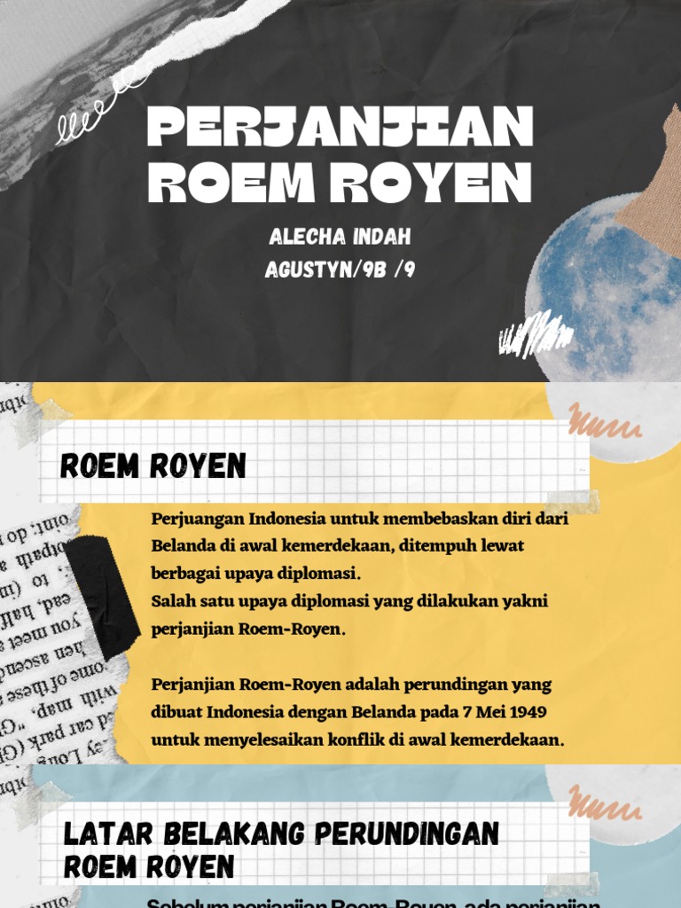 Hasil Perjanjian Roem Royen 1949 | PDF | Perjalanan | Sejarah