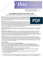 Modified Caregiver Strain Index