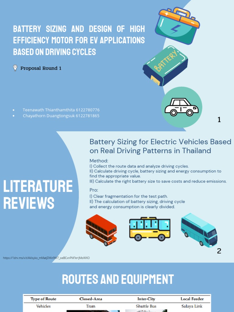 Battery Sizing and Design of High Efficiency Motor For EV Applications