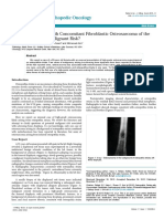 Osteopathia Striata With Concomitant Fibroblastic Osteosarcoma of the Femur a Potential Malignant Risk 2472 016X 1000104