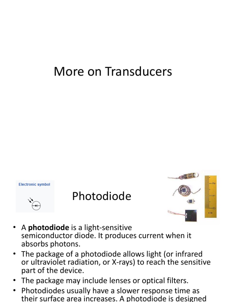 More On Transducers PDF Electronic Engineering Electrical Engineering