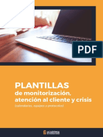Plantillas de Monitorizacion, Atencion Al Cliente y Crisis (Calendarios, Equipos y Protocolos)