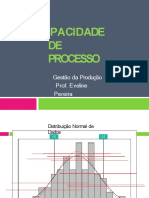 Análise da capacidade de um processo de aperto