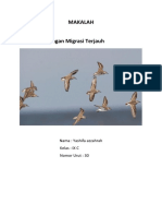 Makalah 10 Hewan Dengan Migrasi Terjauh: Nama: Yashifa Azzahrah Kelas: IX C Nomor Urut: 30