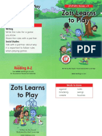 Reading - Zots Learns To Play