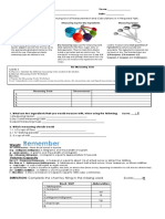 Measuring Tools Worksheet