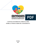 Cartilha de Direitos, Orientações Sobre Autismo e Rede de Atendimento