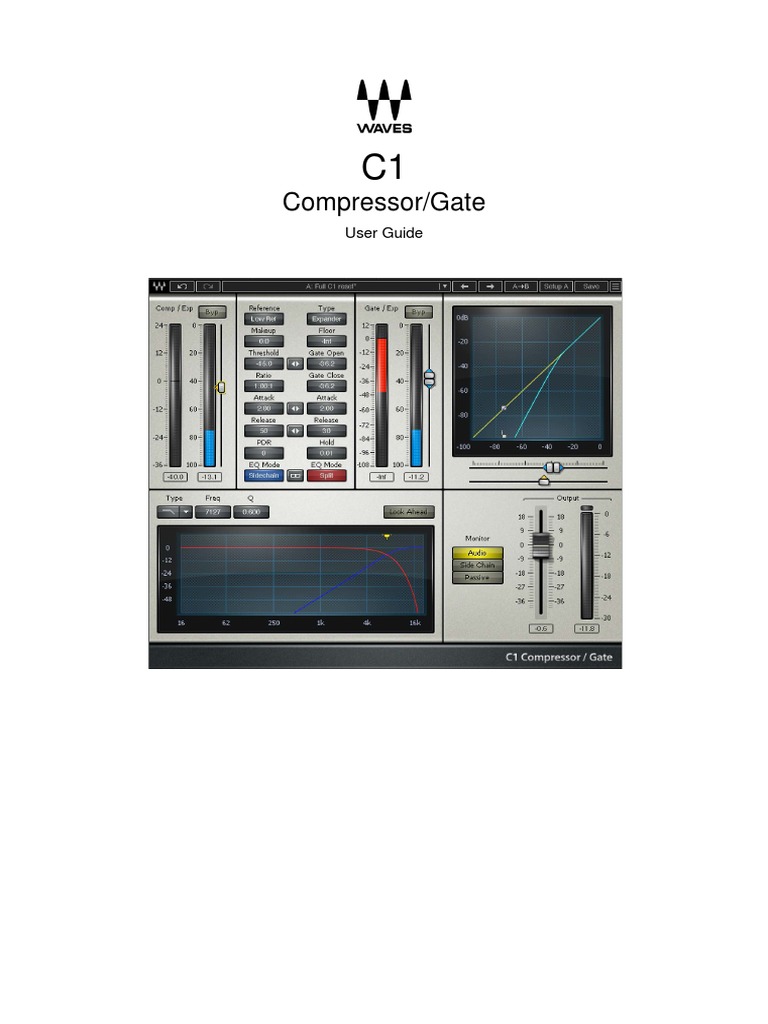 C1 Parametric Compander Plug-In Manual: A Comprehensive Guide to Using ...