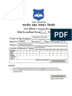 MM-II - Chapadgaonkar Ishan Satish - MBA06039