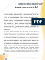 Texto Procastinação