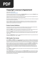 Copyright License Agreement