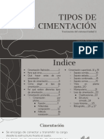 Tipos de Cimentación - Teorizaciòn Del Entorno