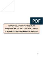 Rapport de La Participation Du Bloc Republicain (BR)