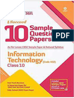 Arihant IT ISucceed 10th CBSE (402) Sample Papers