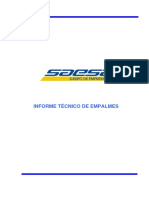 Informe Técnico de Empalmes