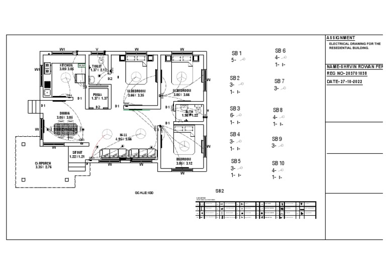 Electrical Drawing | PDF | Building Engineering | Building Technology