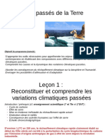 Leçon 1 Reconstituer Et Comprendre Les Variations Climatiques Passées