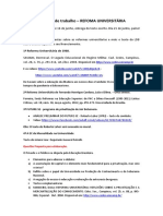 Proposta de reforma universitária: público vs privado