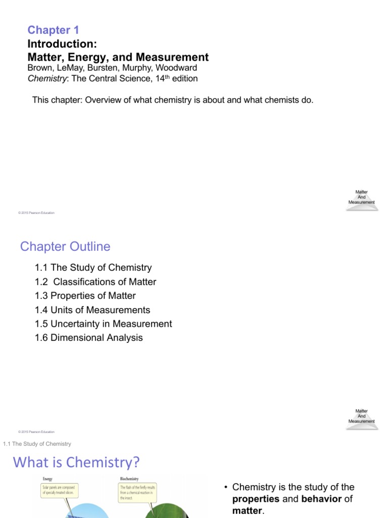 Module 1 Chapter 1 Introduction To Chemistry | PDF | Mixture ...