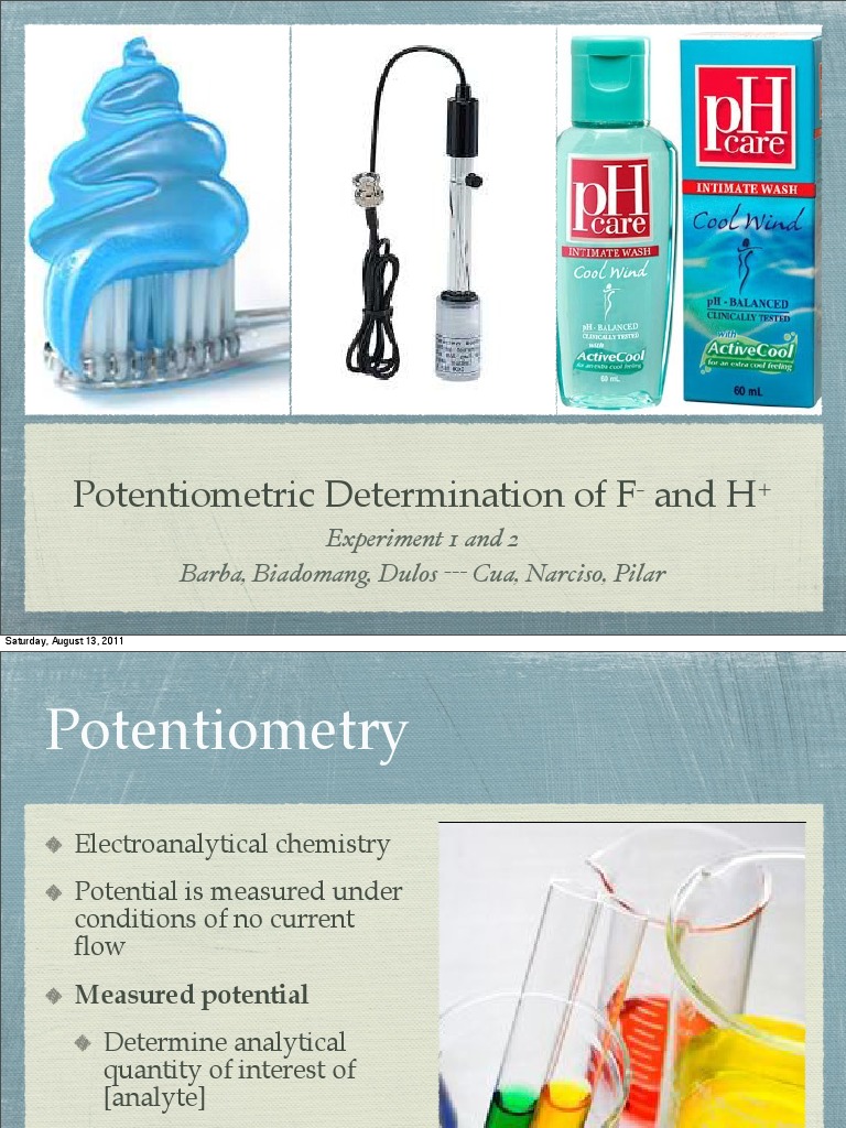 1&2 | PDF | Ph | Analytical Chemistry