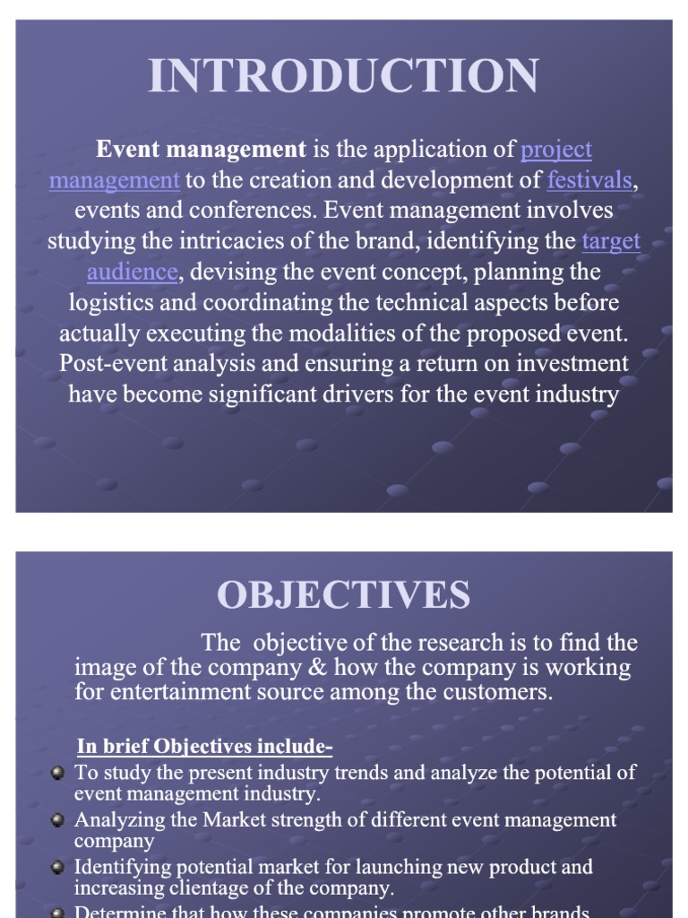 Objectives Of Corporate Events  