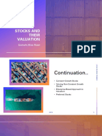 Stocks and Their Valuation