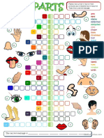 Body Parts - Crossword