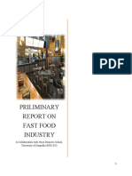 Fast Food Industry Report on Pakistan