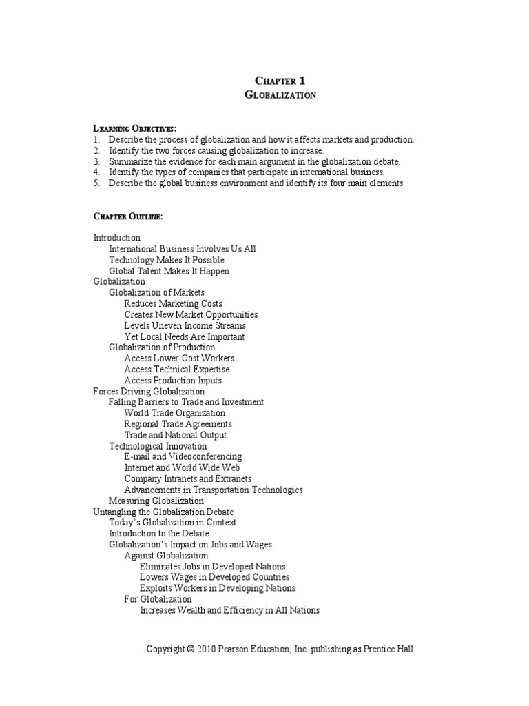 Presentation | PDF | International Business | Globalization