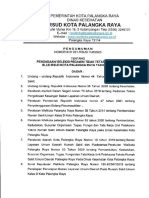 Pengumuman Penerimaan Pegawai Kontrak Blud Rsud Kota P. Raya - Fix