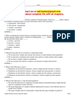 Test Bank For The Analysis of Biological Data, 3e Michael Whitlock, Dolph Schluter Test Bank