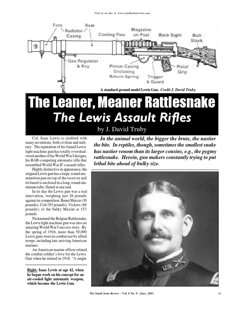Lewis Assault Rifle Innovations | PDF | History