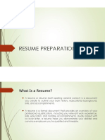 2 Resume Preparation