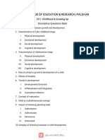 CC 1 Descriptive Question Bank