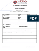 Project Registration Form..