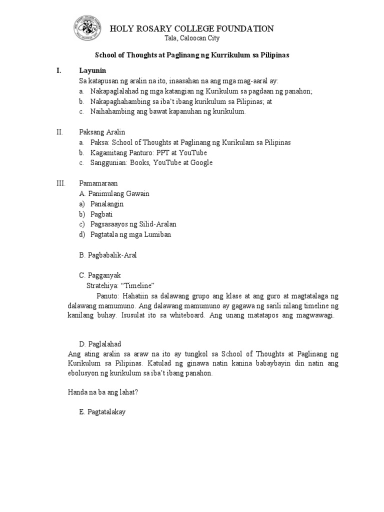 Group-3-Lesson Plan | PDF