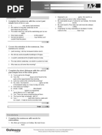 A2 UNIT 4 Test Standard