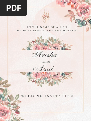 Wedding Invitation